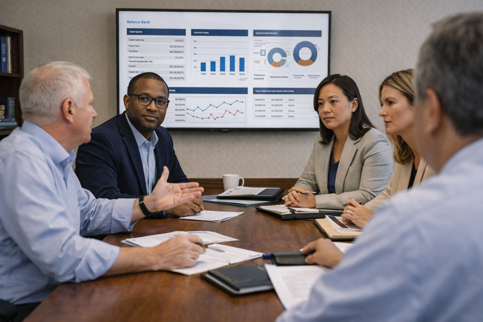Bank leaders aligning strategic priorities and transformation outcomes