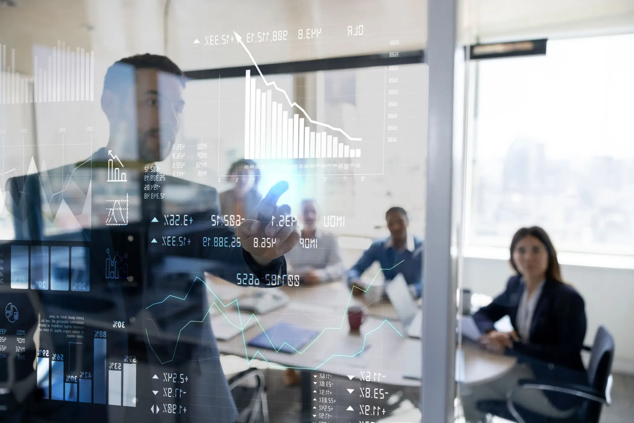 Bank board and executives reviewing technology and risk priorities